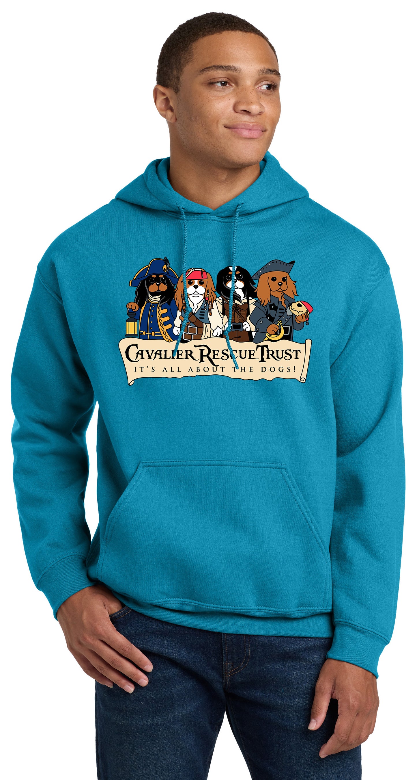 Cavalier Rescue - Gildan - Heavy Blend Hooded Sweatshirt. 18500