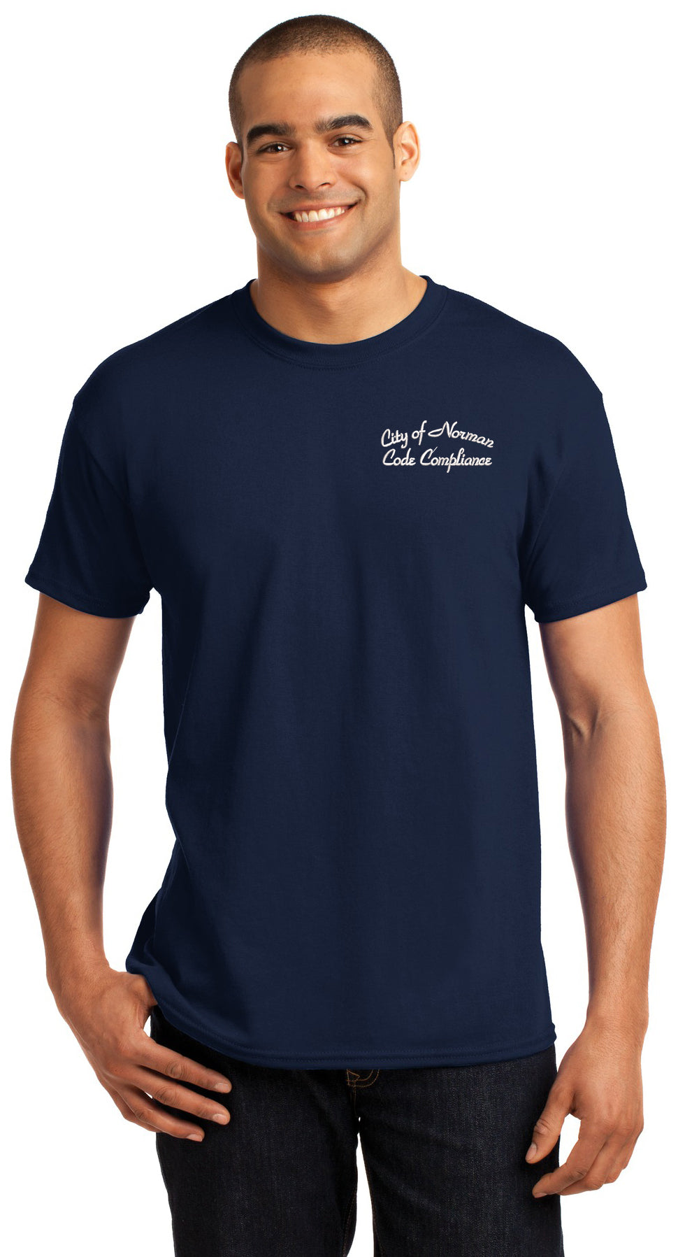 City of Norman - Code Compliance - Hanes - EcoSmart 50/50 Cotton/Poly T-Shirt. 5170