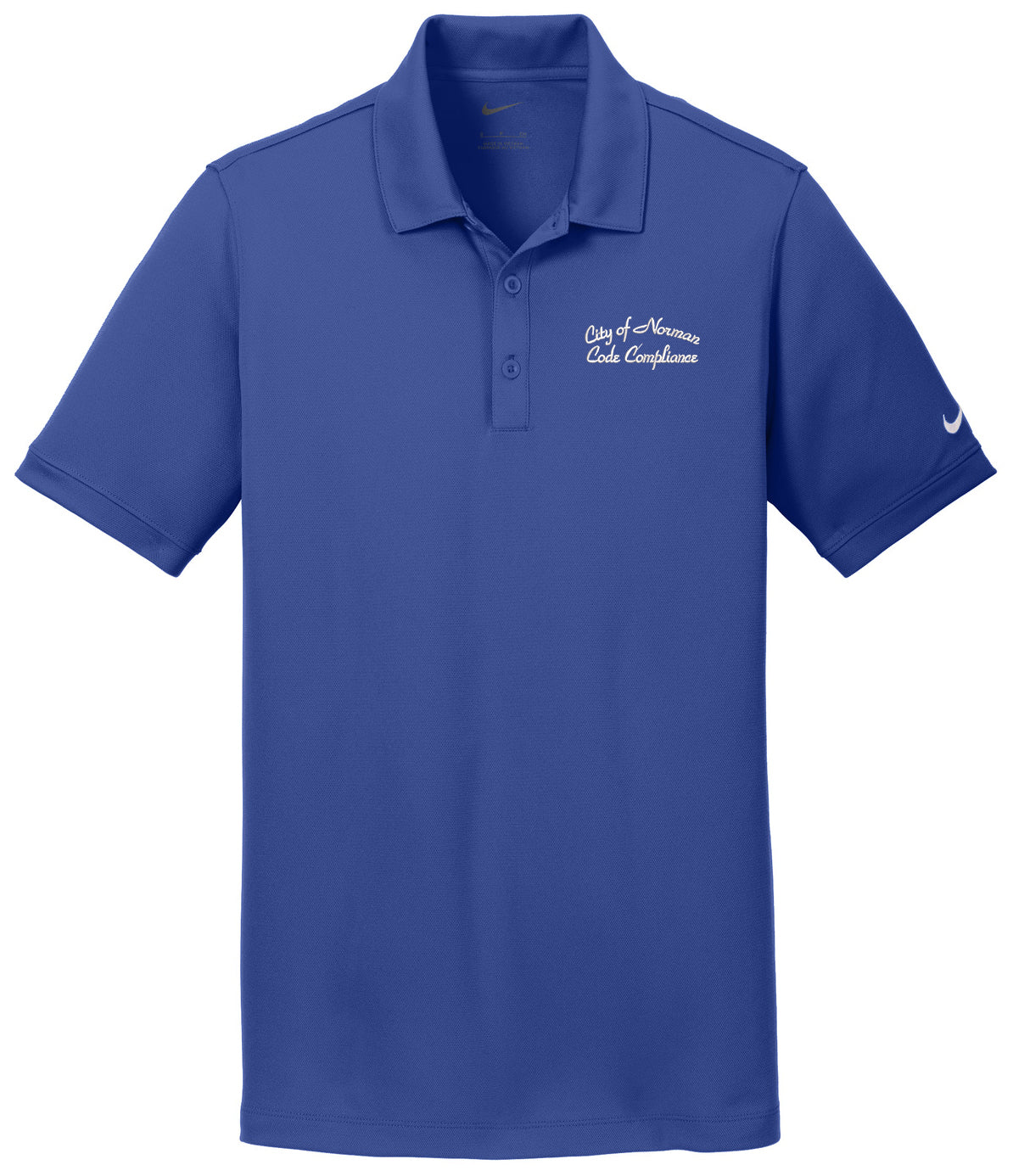 City of Norman - Code Compliance - Nike Dri-FIT Solid Icon Pique Modern Fit Polo. 746099