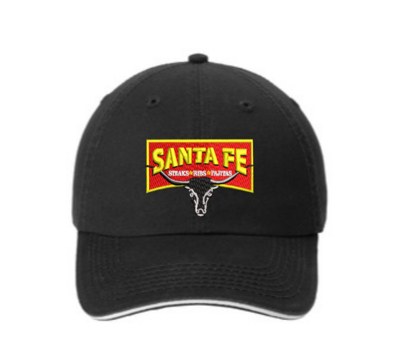 Santa Fe Washed Twill Sandwich Bill Cap CP79