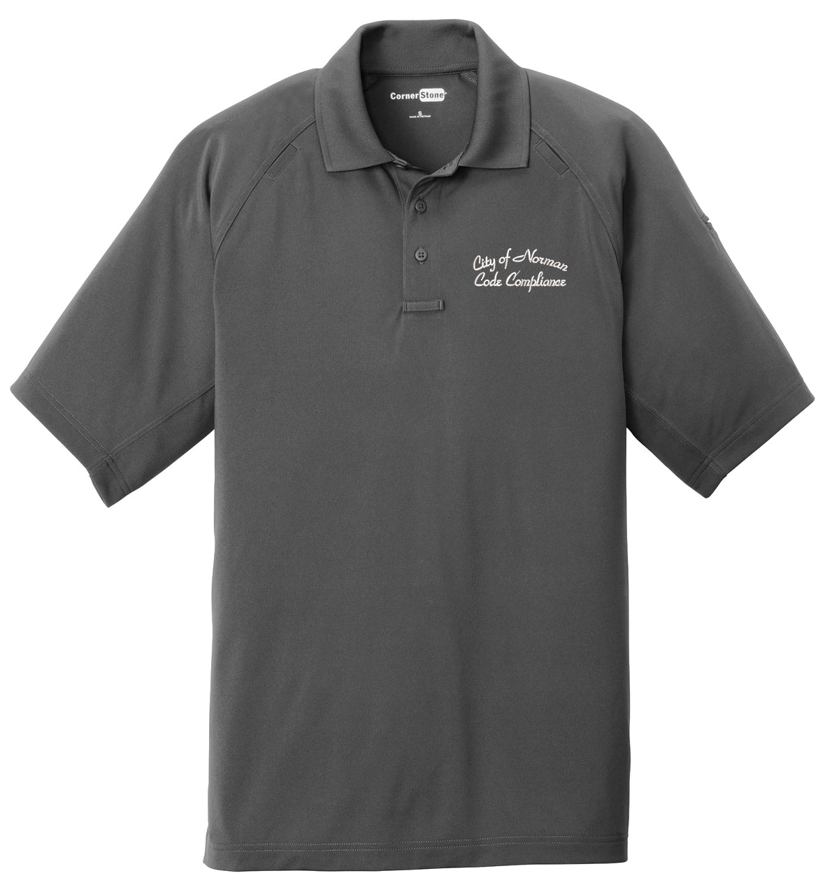 City of Norman - Code Compliance - CornerStone Select Lightweight Snag-Proof Tactical Polo. CS420