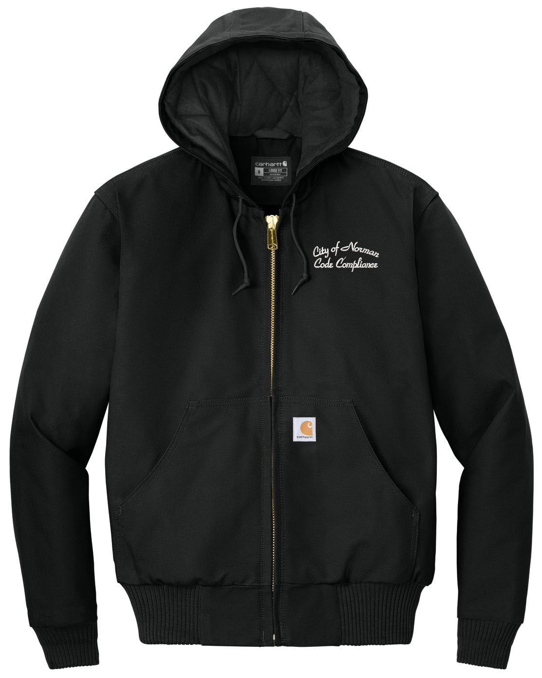 City of Norman - Code Compliance - Carhartt Tall Quilted-Flannel-Lined Duck Active Jac. CTT106677