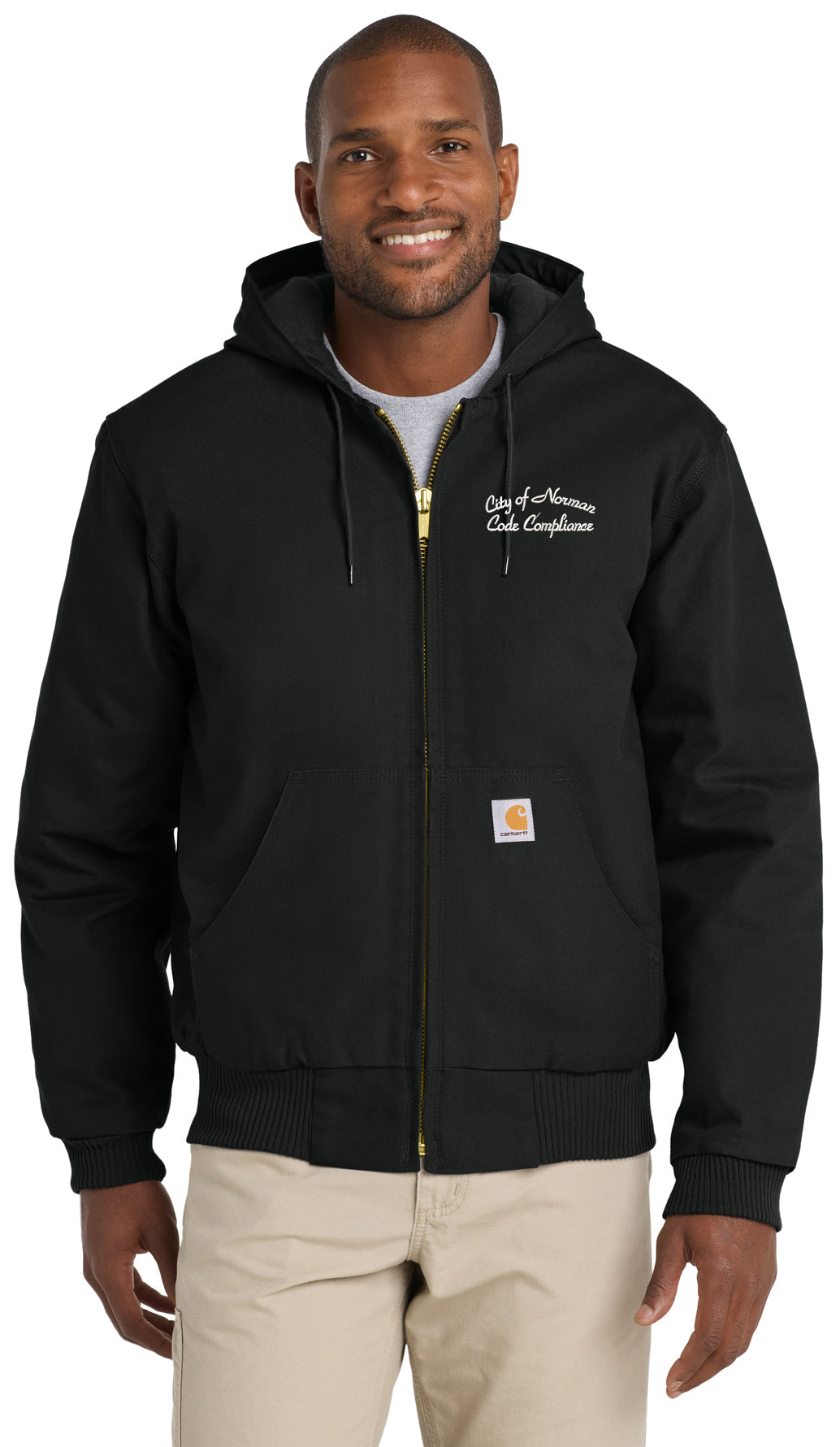 City of Norman - Code Compliance - Carhartt Tall Quilted-Flannel-Lined Duck Active Jac. CTT106677
