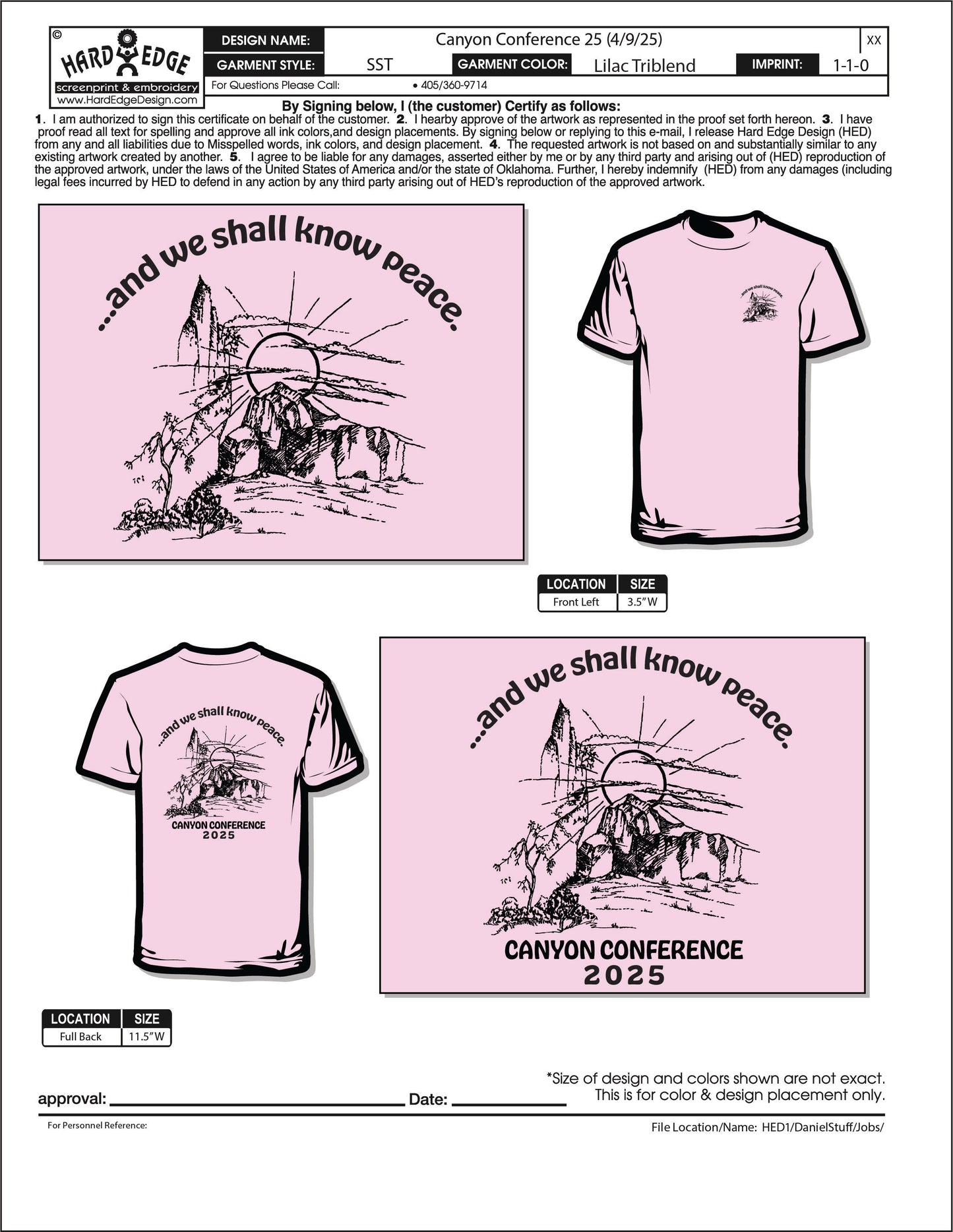 Canyon Conference 2025 - BELLA+CANVAS Unisex Triblend Short Sleeve Tee. BC3413