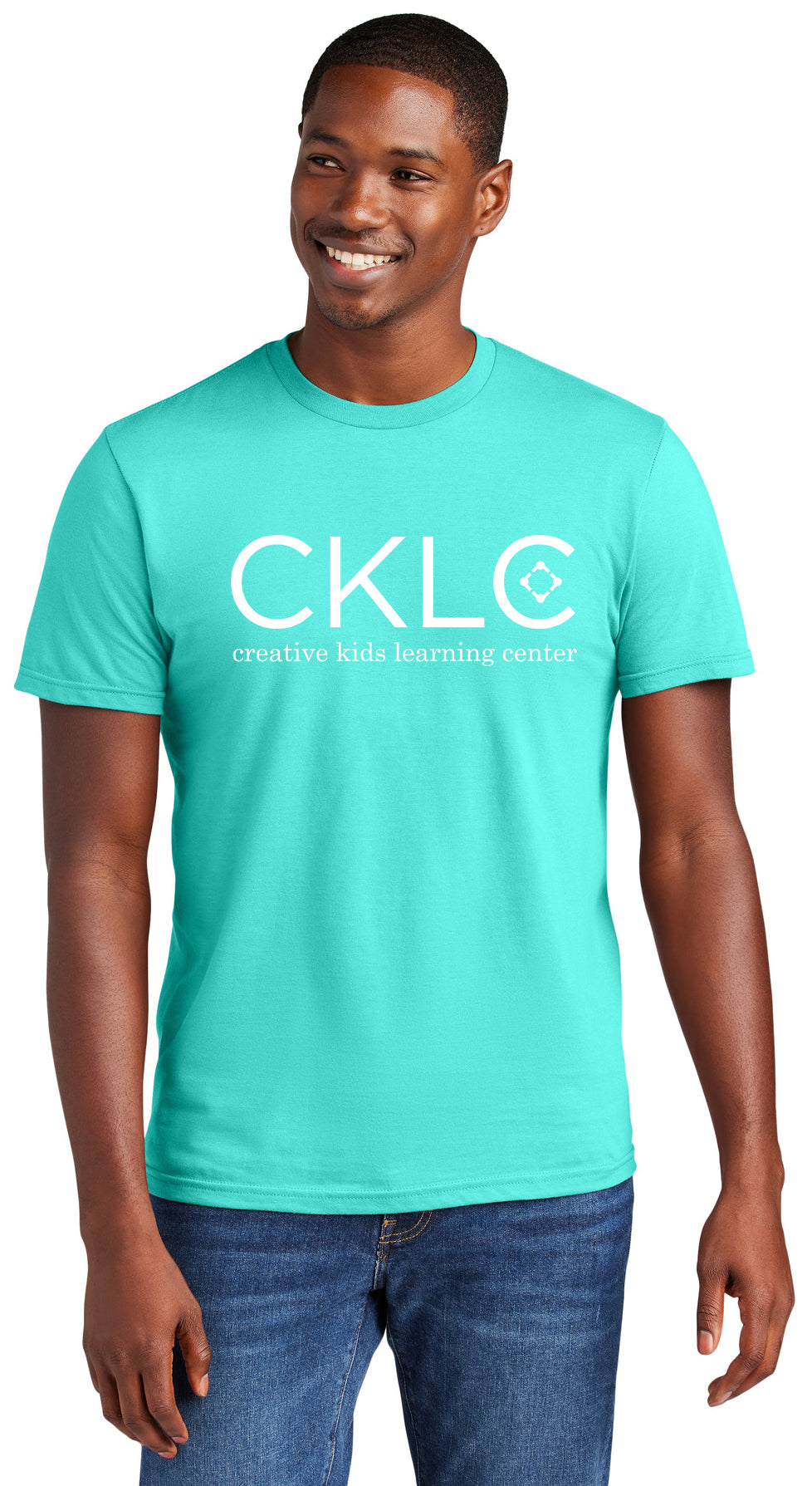 CKLC - District Very Important Tee. DT6000 - Aqua