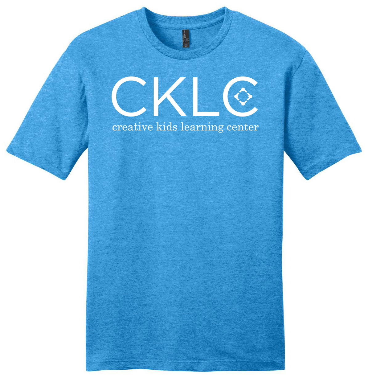 CKLC - District Very Important Tee. DT6000 - Heathered Bright Turquoise