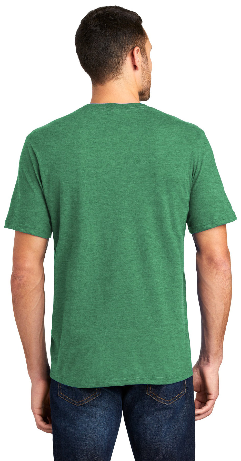 CKLC - District Very Important Tee. DT6000 - Heathered Kelly Green