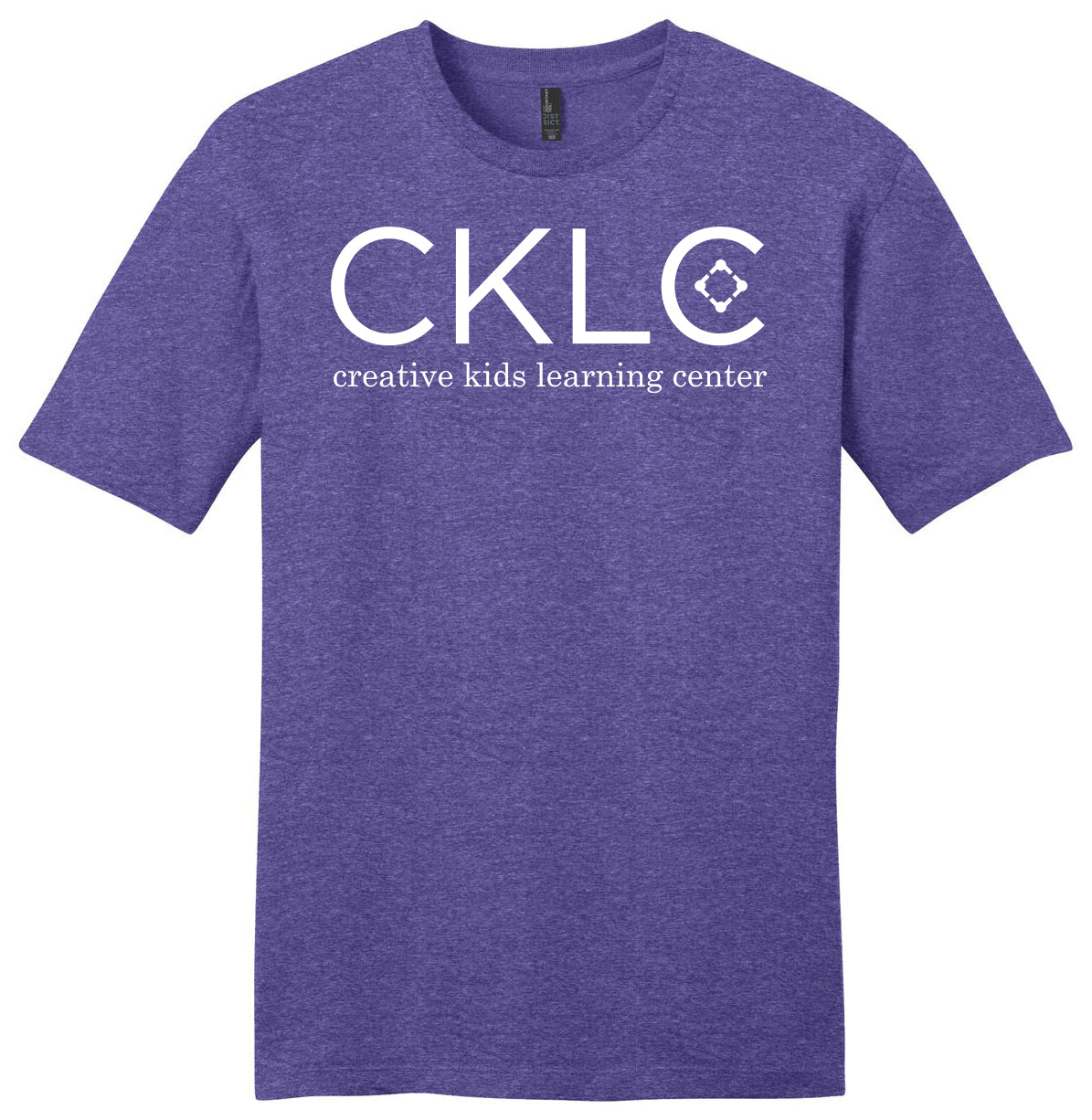 CKLC - District Very Important Tee. DT6000 - Heathered Purple