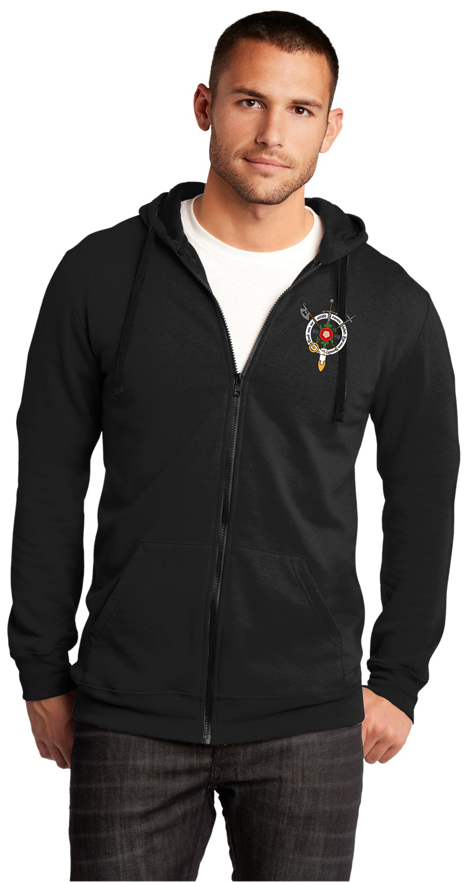 Yeoman Bodyguard - District The Concert Fleece Full-Zip Hoodie. DT800