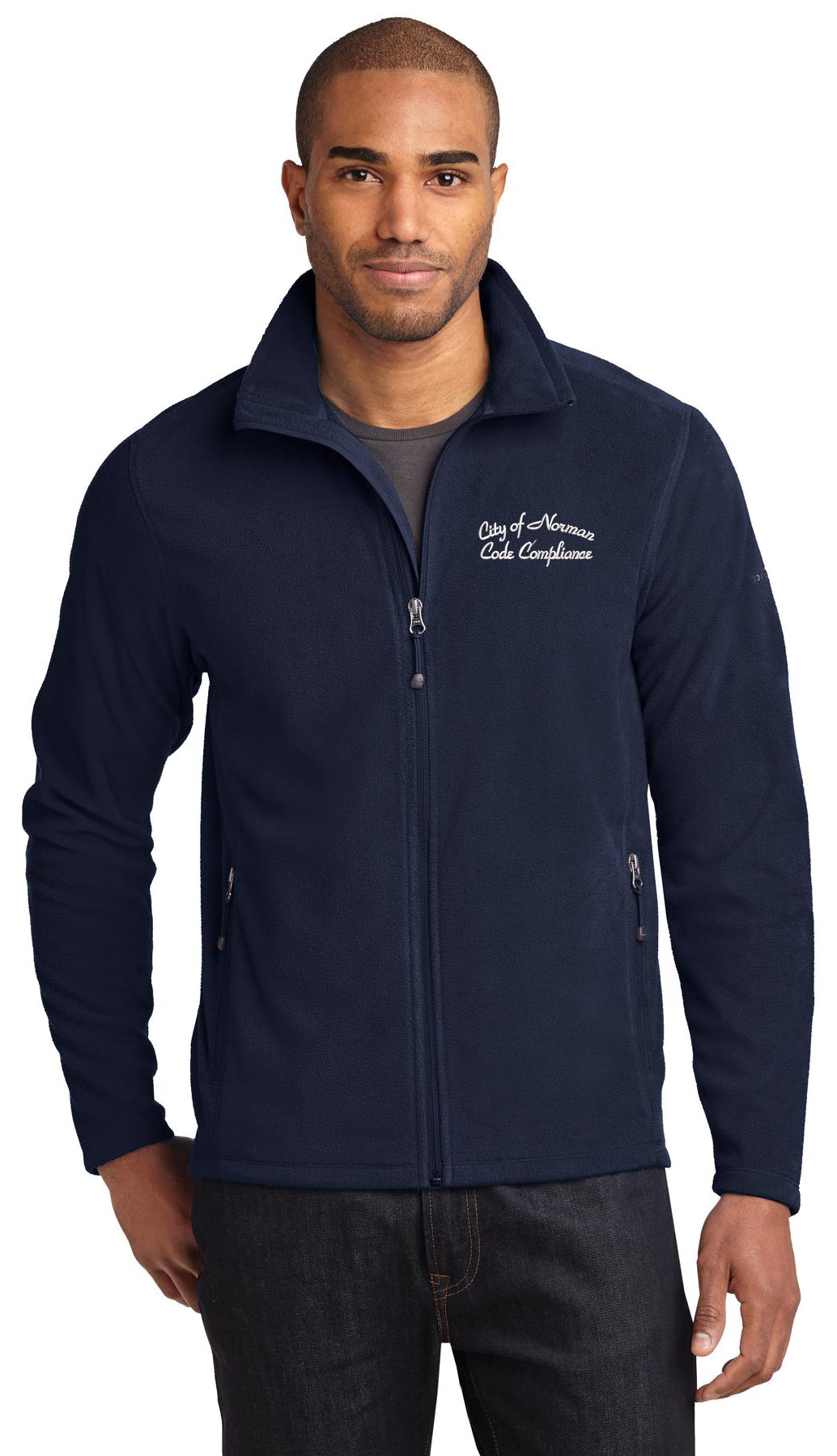 City of Norman - Code Compliance - Eddie Bauer Full-Zip Microfleece Jacket. EB224