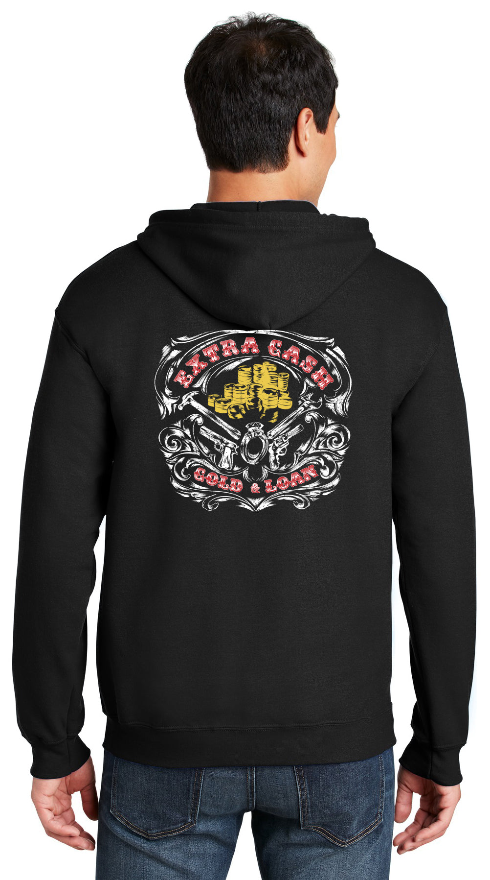 Extra Cash - Gildan - Heavy Blend Full-Zip Hooded Sweatshirt. 18600