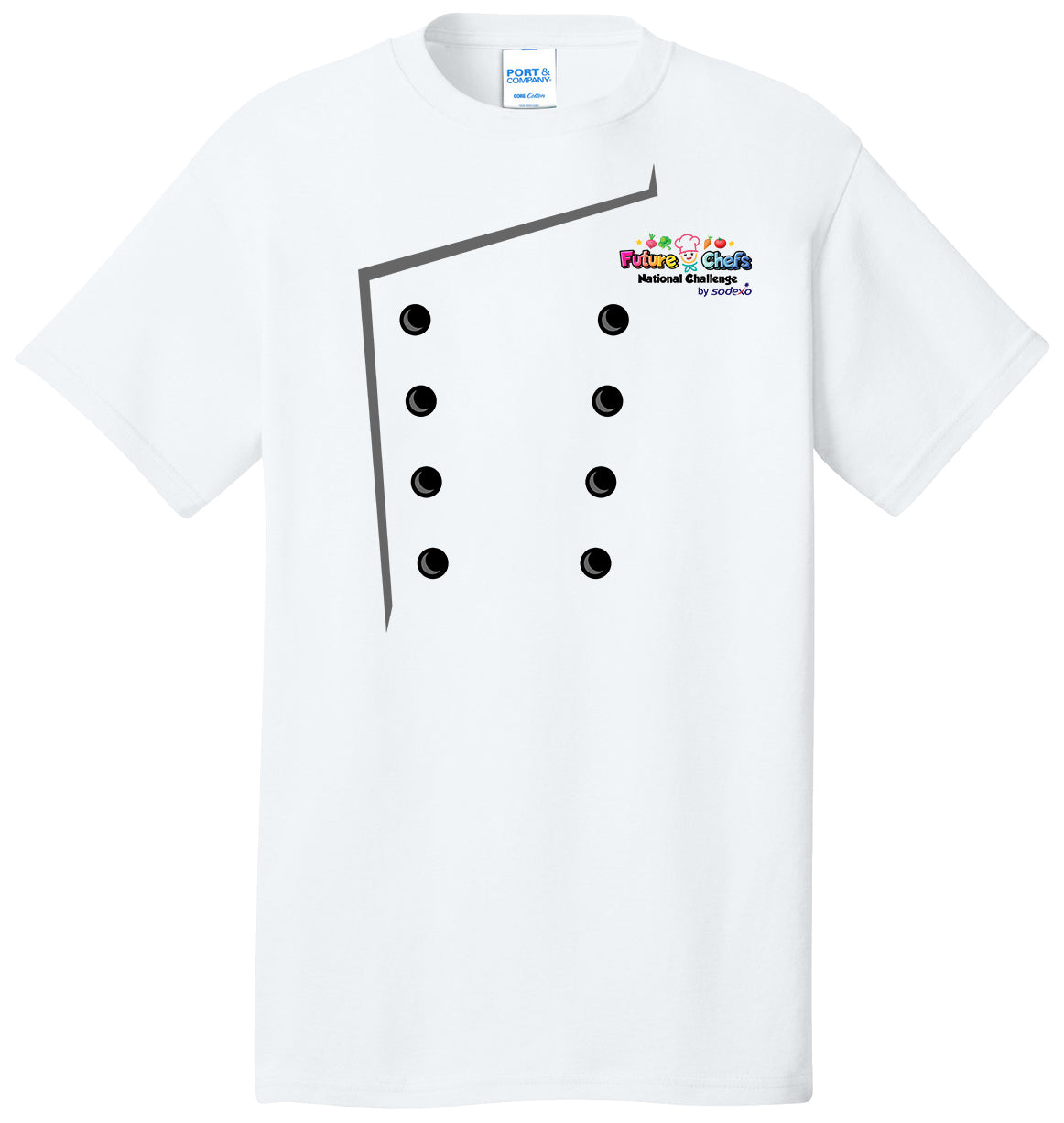 Future Chef - Port & Company - Core Cotton Tee. PC54