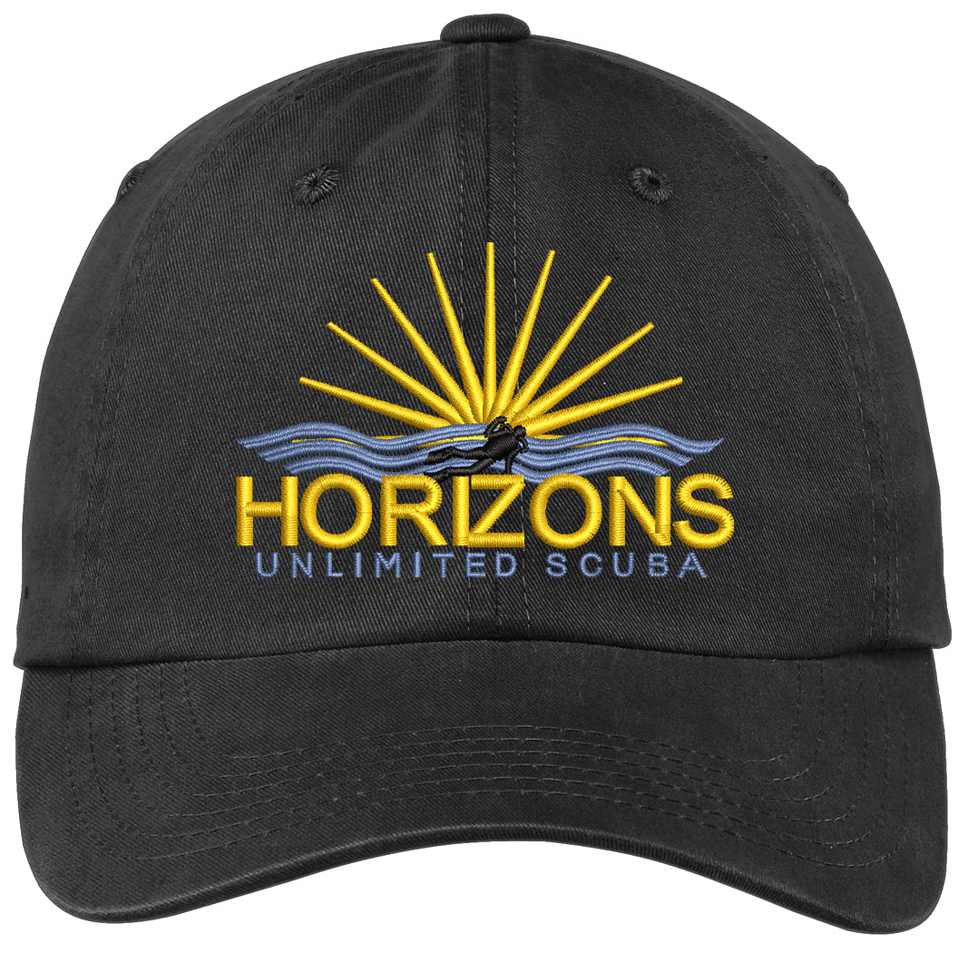 Horizons Unlimited - Port Authority Garment-Washed Cap - Logo - PWU