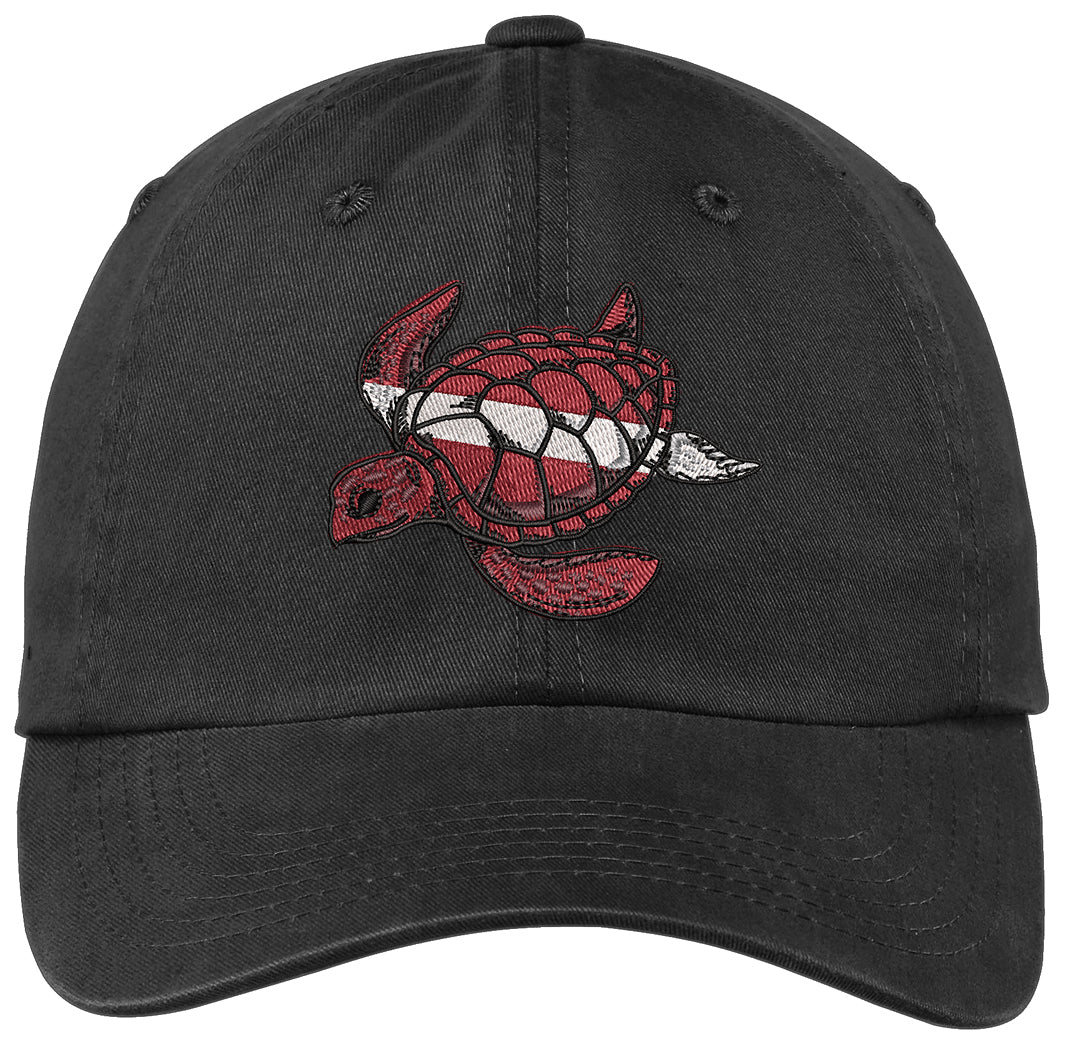 Horizons Unlimited - Port Authority Garment-Washed Cap - Sea Turtle - PWU