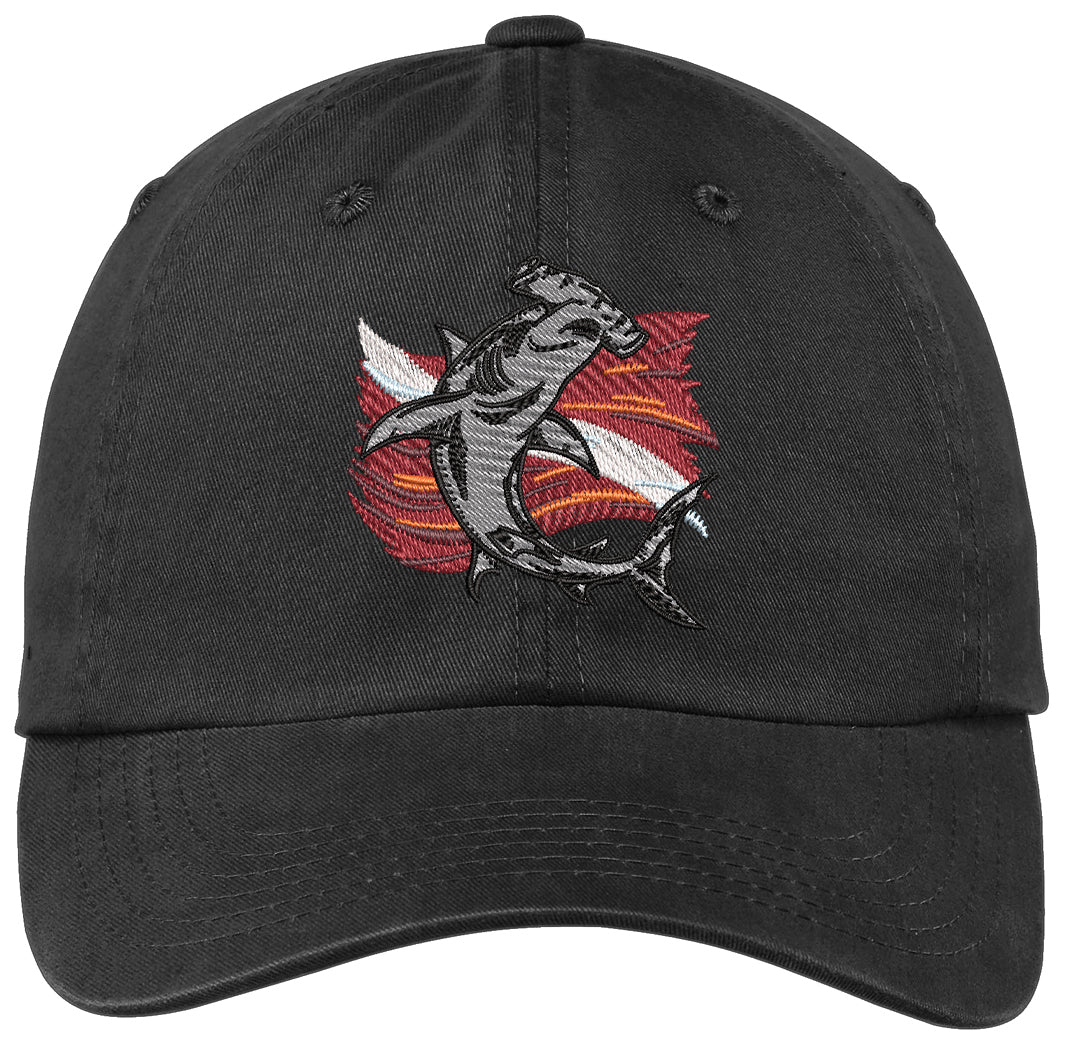 Horizons Unlimited - Port Authority Garment-Washed Cap - Shark - PWU