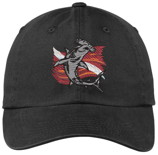 Horizons Unlimited - Port Authority Garment-Washed Cap - Shark - PWU