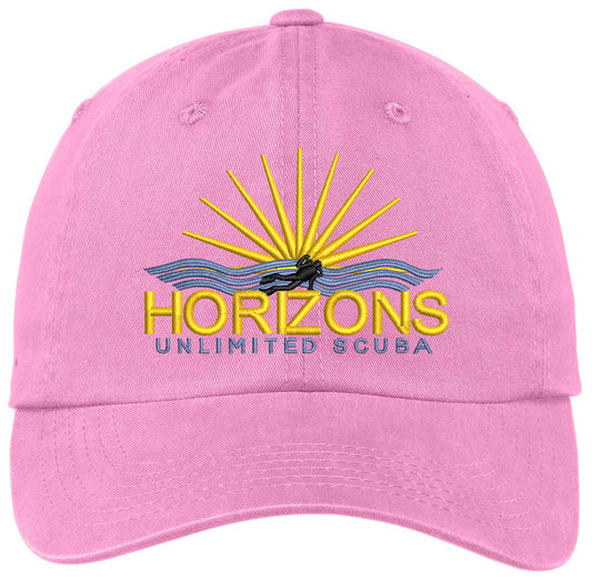 Horizons Unlimited - Port Authority Garment-Washed Cap - Logo - PWU