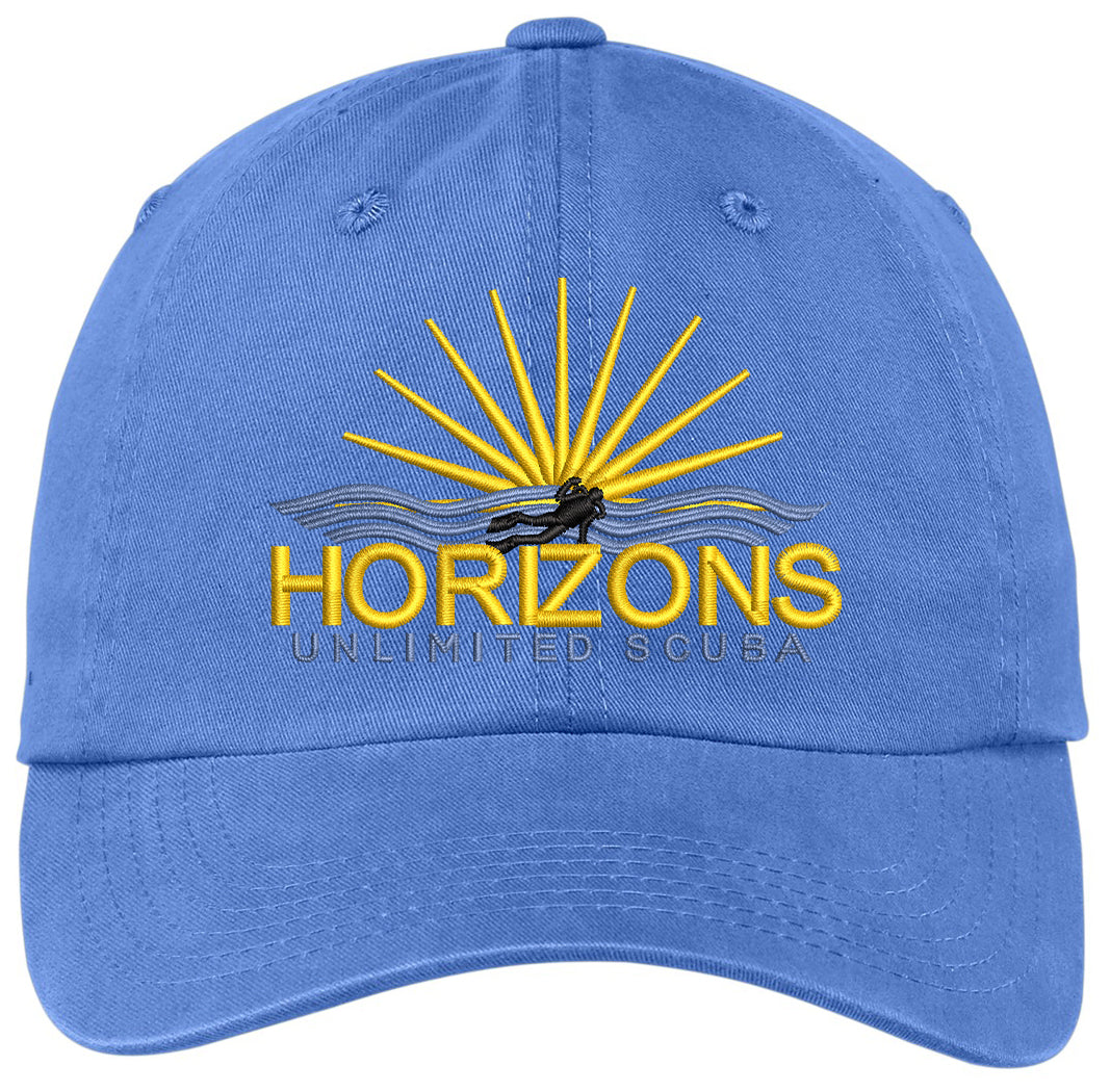 Horizons Unlimited - Port Authority Garment-Washed Cap - Logo - PWU