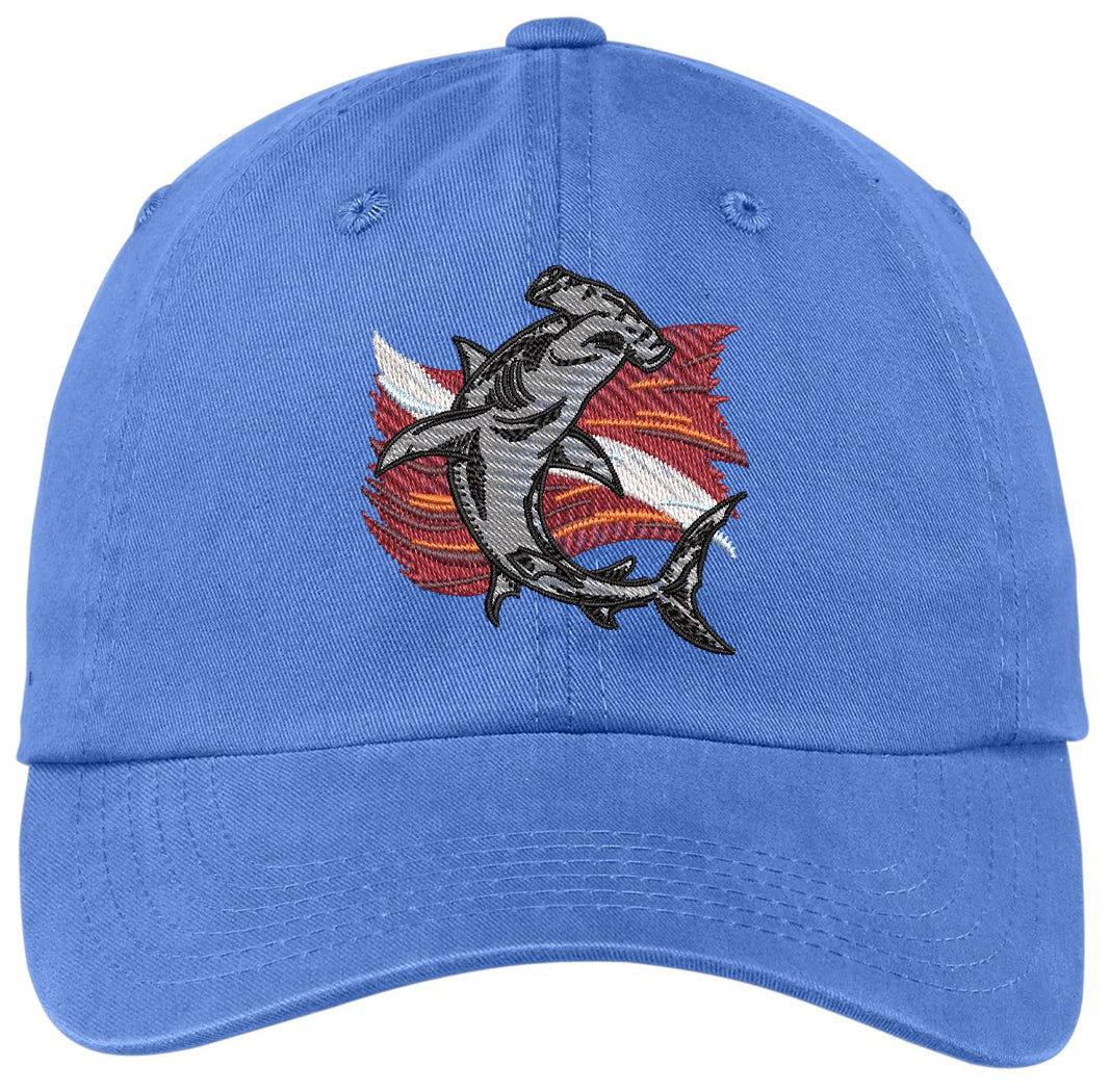 Horizons Unlimited - Port Authority Garment-Washed Cap - Shark - PWU