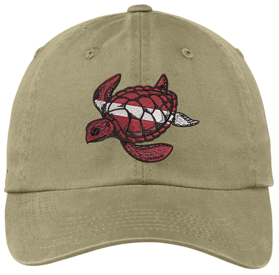 Horizons Unlimited - Port Authority Garment-Washed Cap - Sea Turtle - PWU