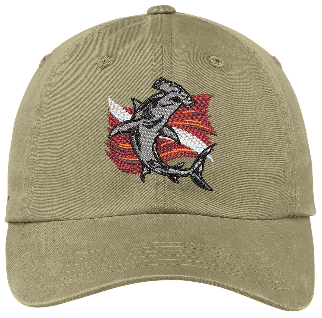 Horizons Unlimited - Port Authority Garment-Washed Cap - Shark - PWU