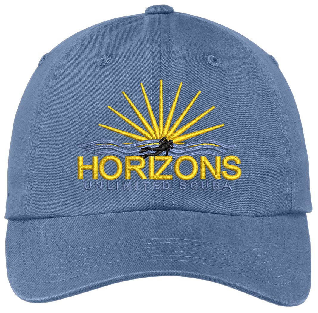 Horizons Unlimited - Port Authority Garment-Washed Cap - Logo - PWU