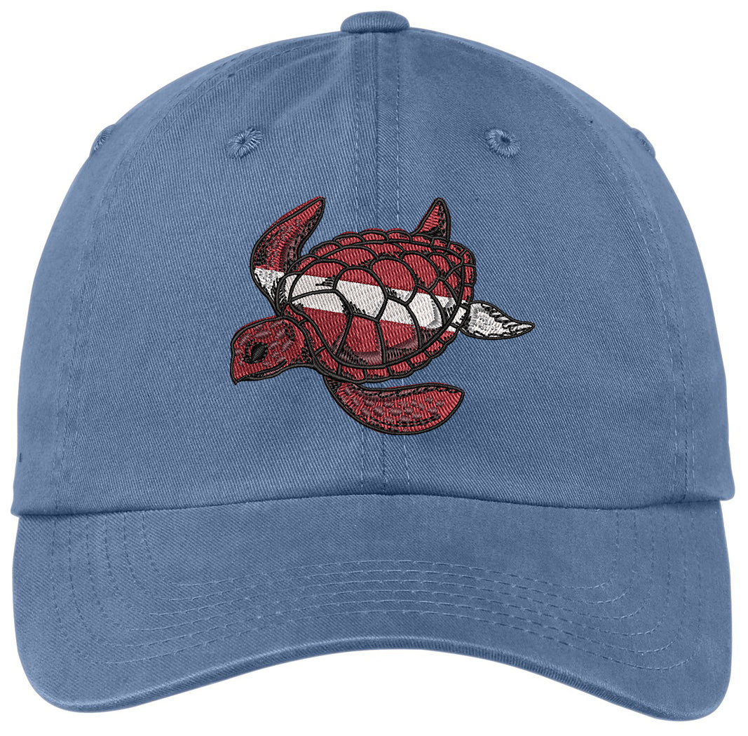 Horizons Unlimited - Port Authority Garment-Washed Cap - Sea Turtle - PWU