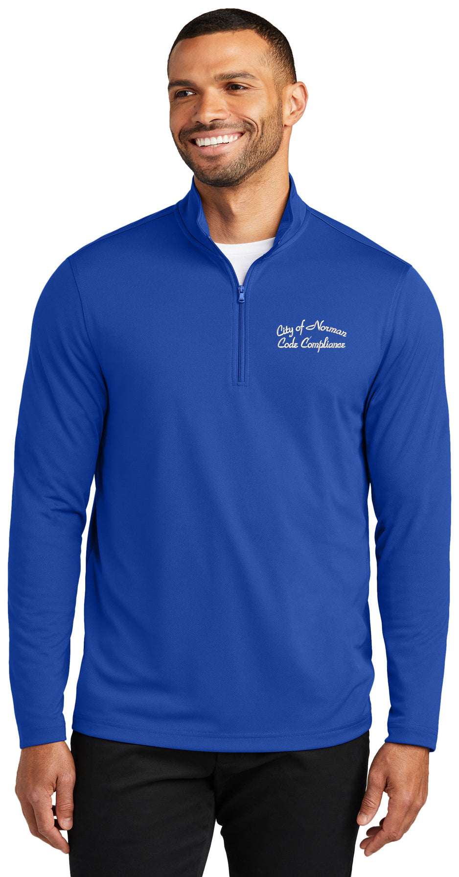 City of Norman - Code Compliance - Port Authority Dry Zone UV Micro-Mesh 1/4-Zip K112