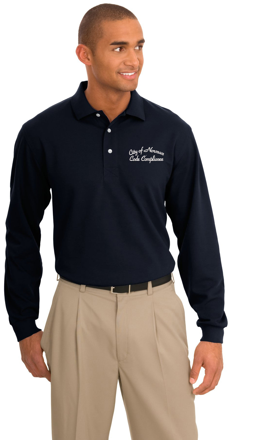 City of Norman - Code Compliance - Port Authority Rapid Dry Long Sleeve Polo. K455LS