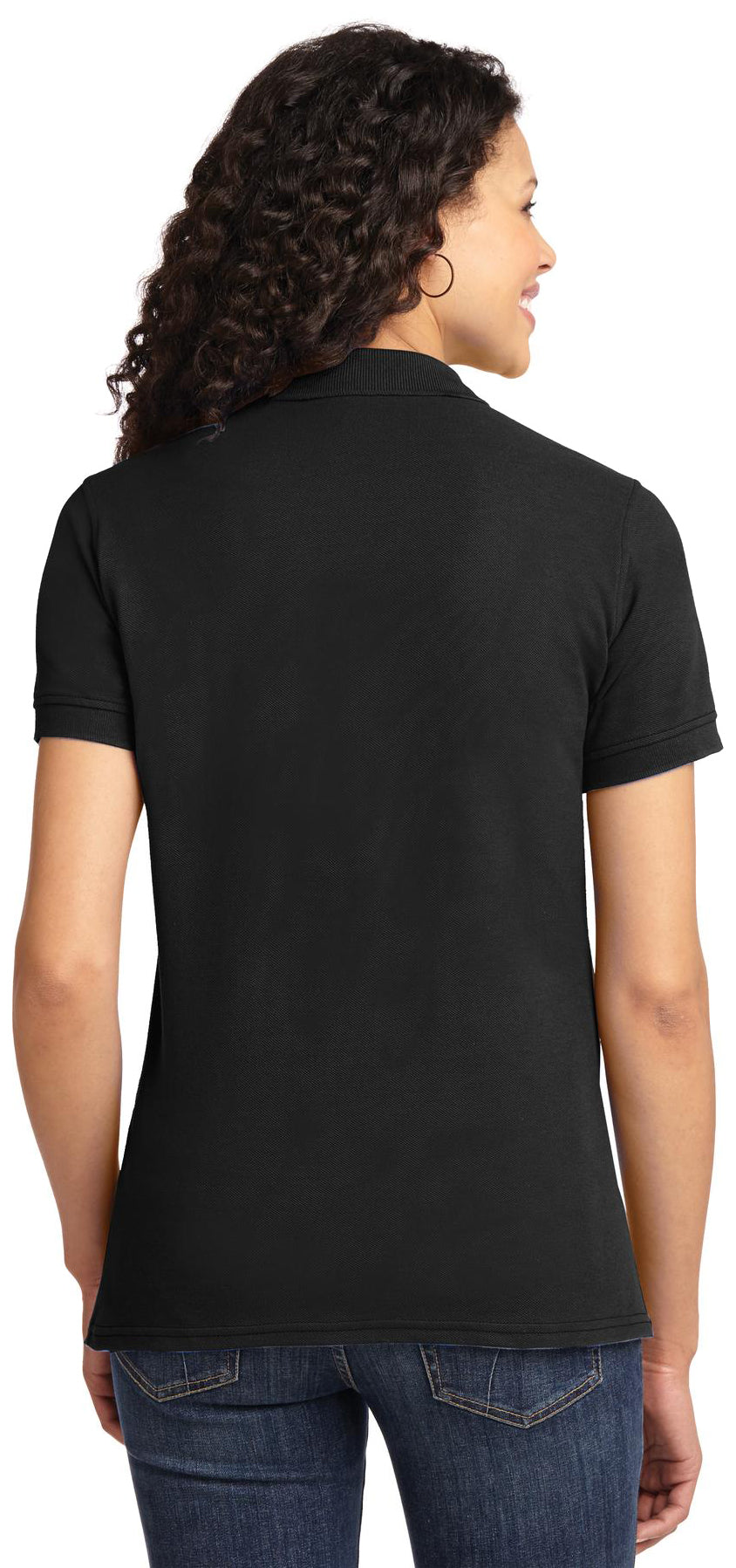 Okie Outdoor - Port & Company Women's Core Blend Pique Polo. LKP155