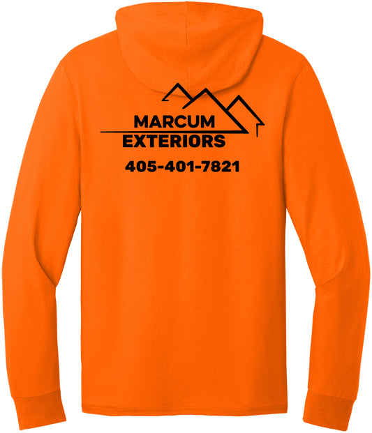 Marcum Exteriors - Jerzees Classics™ Unisex Cotton Long Sleeve Hooded T-Shirt - 363LH