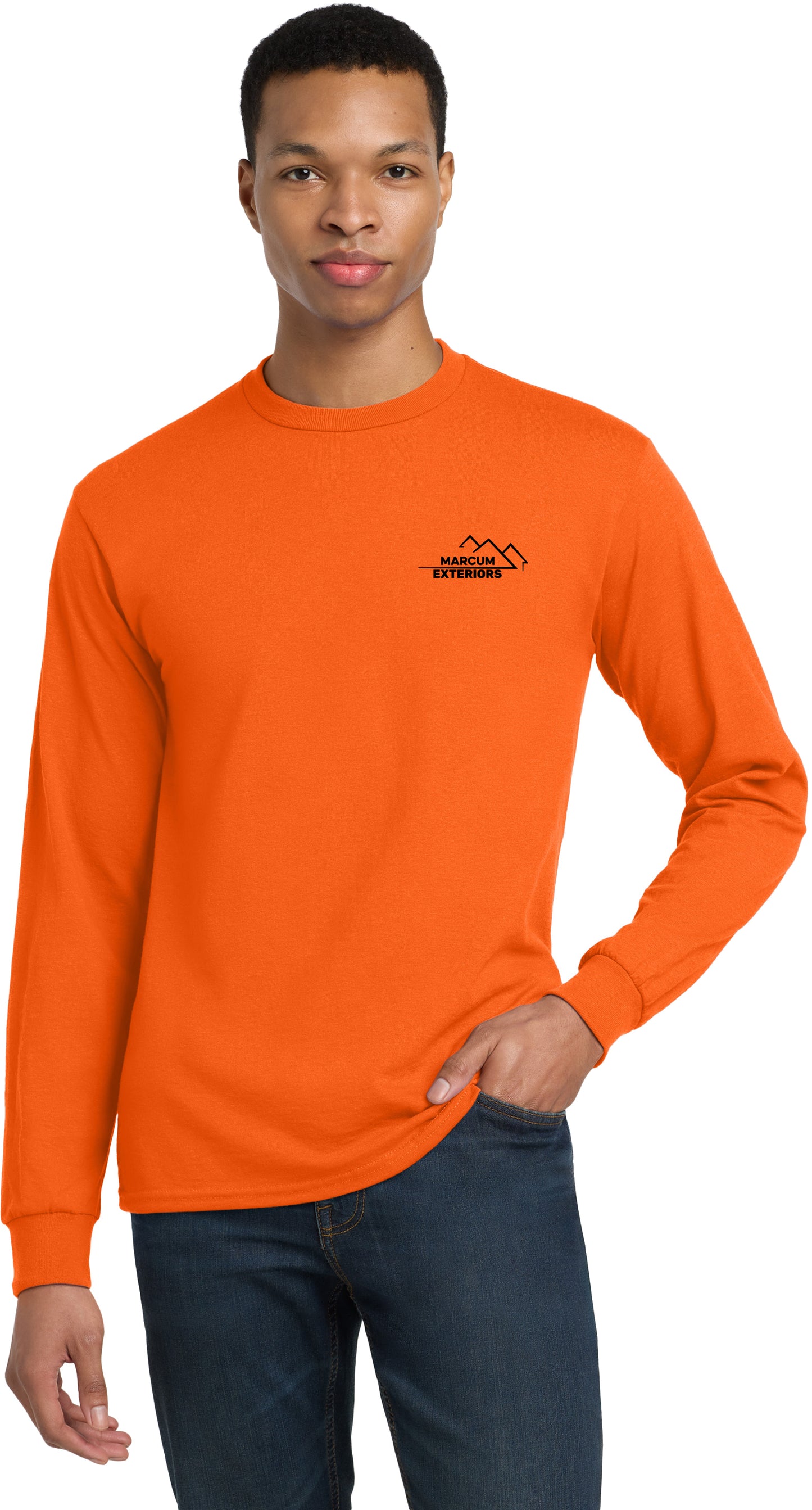 Marcum Exteriors - Gildan® - DryBlend® 50 Cotton/50 Poly Long Sleeve T-Shirt - 8400