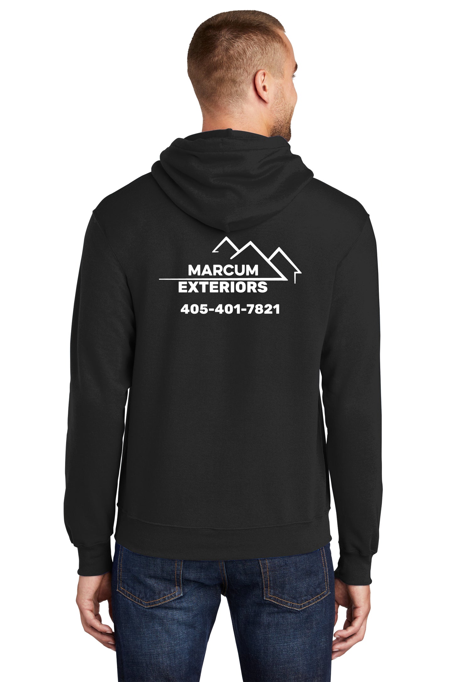 Marcum Exteriors - Port & Company® Core Fleece Pullover Hooded Sweatshirt - PC78H