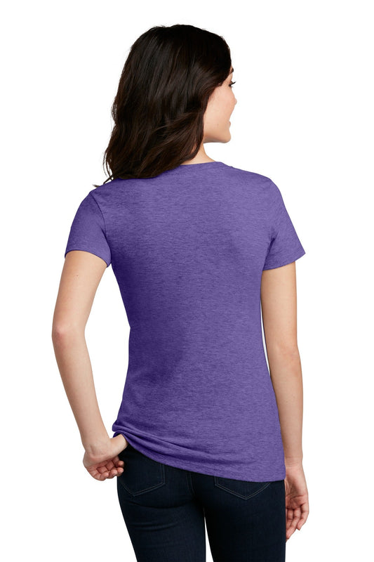 OKRF 2025 Cast - District® Women's Perfect Blend® CVC V-Neck Tee. DM1190L