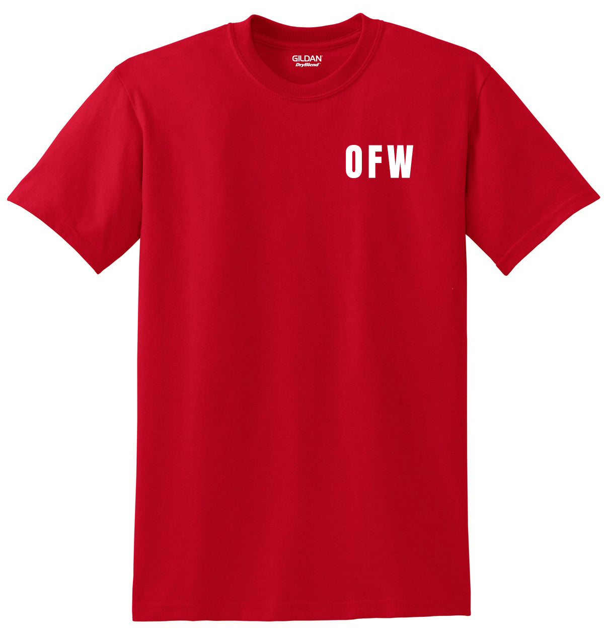 Oklahoma Fleet Wash Services - Left Chest and Full Back - Gildan® DryBlend® 50 Cotton/50 Poly T-Shirt. 8000