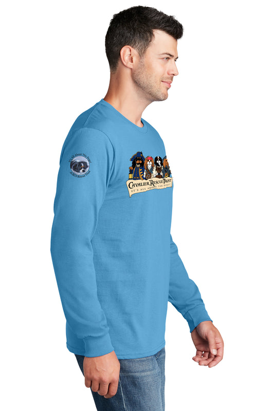 Cavalier Rescue - Port & Company - Long Sleeve Core Cotton Tee. PC54LS