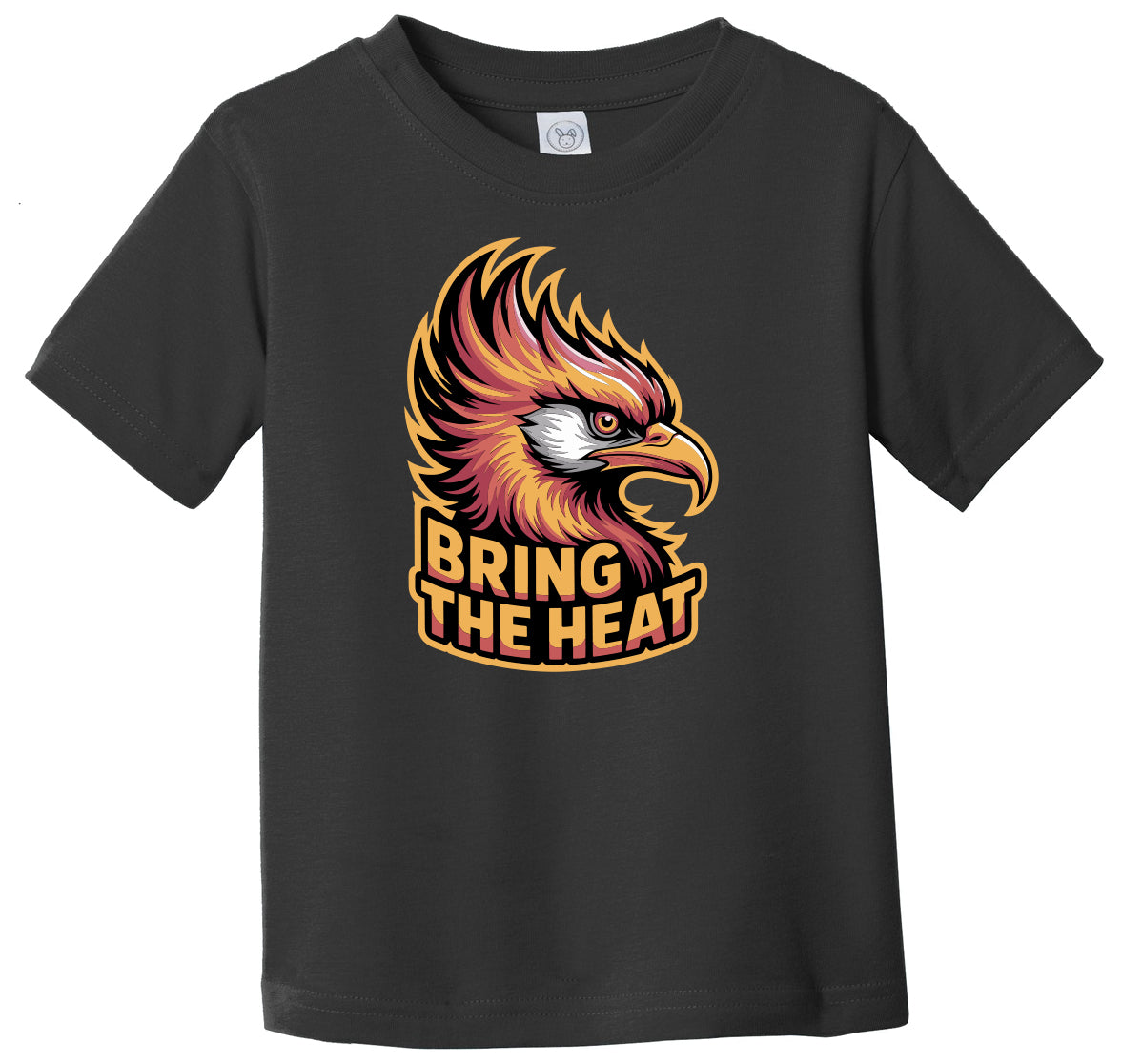 Red Dirt Firebirds - Bring the Heat - Rabbit Skins Toddler Fine Jersey Tee. RS3321
