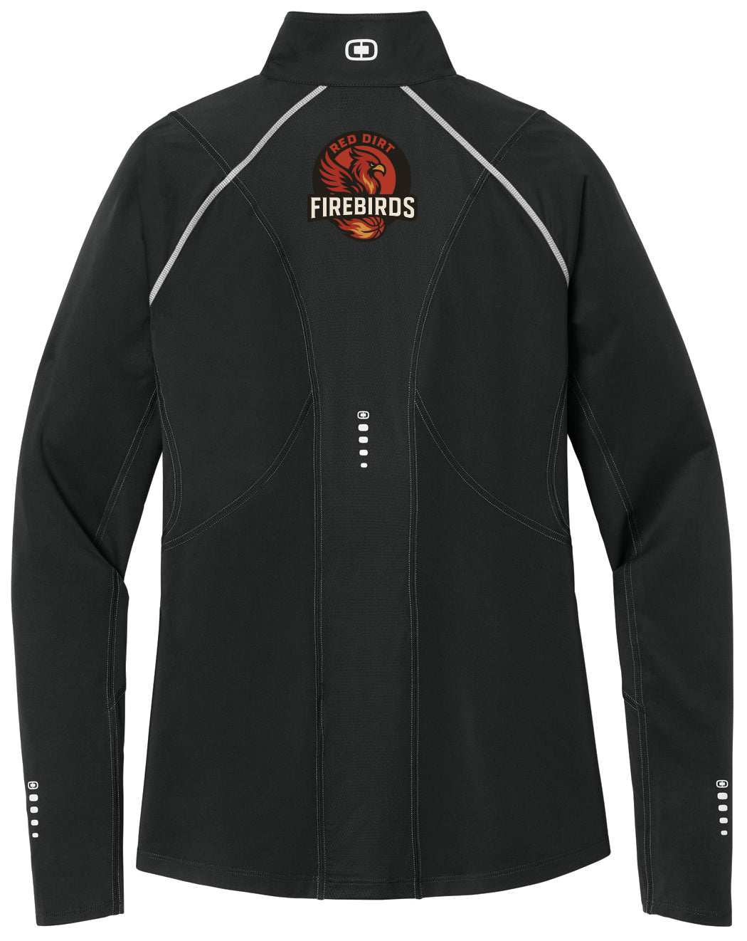 Red Dirt Firebirds - Embroidered LC - Logo Tag Back - OGIO® Women's Nexus 1/4-Zip Pullover. LOE335
