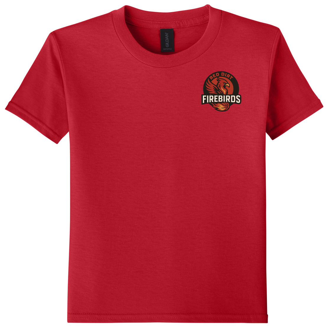 Red Dirt Firebirds - Logo LC - Gildan Youth Softstyle® T-Shirt 64000B