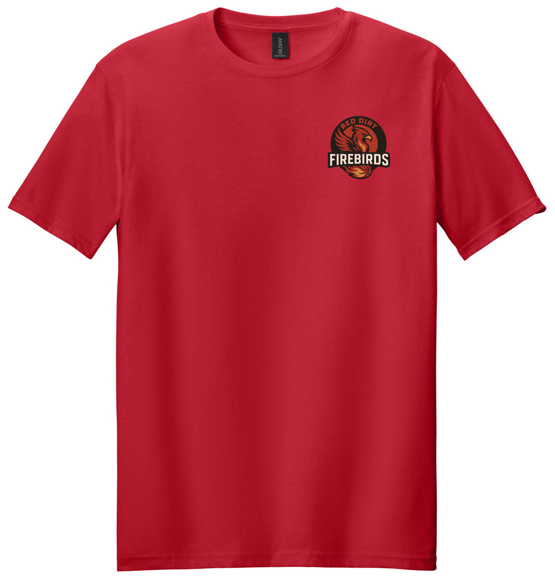 Red Dirt Firebirds - Logo LC - Gildan Softstyle® T-Shirt. 64000