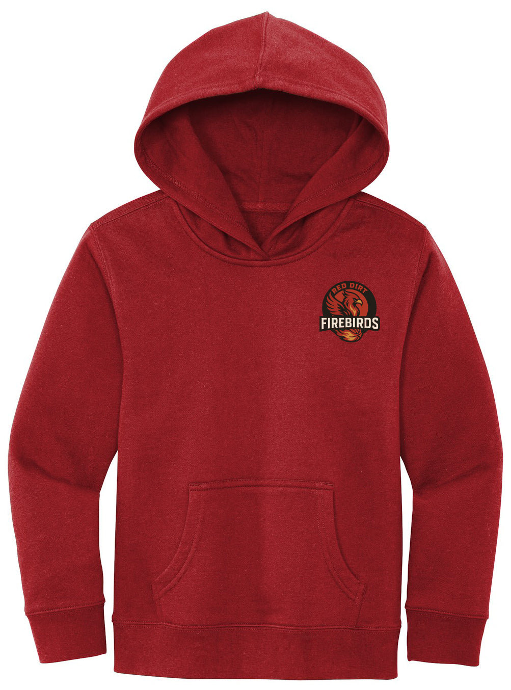 Red Dirt Firebirds - Logo LC - District® Youth V.I.T.Fleece Hoodie DT6100Y
