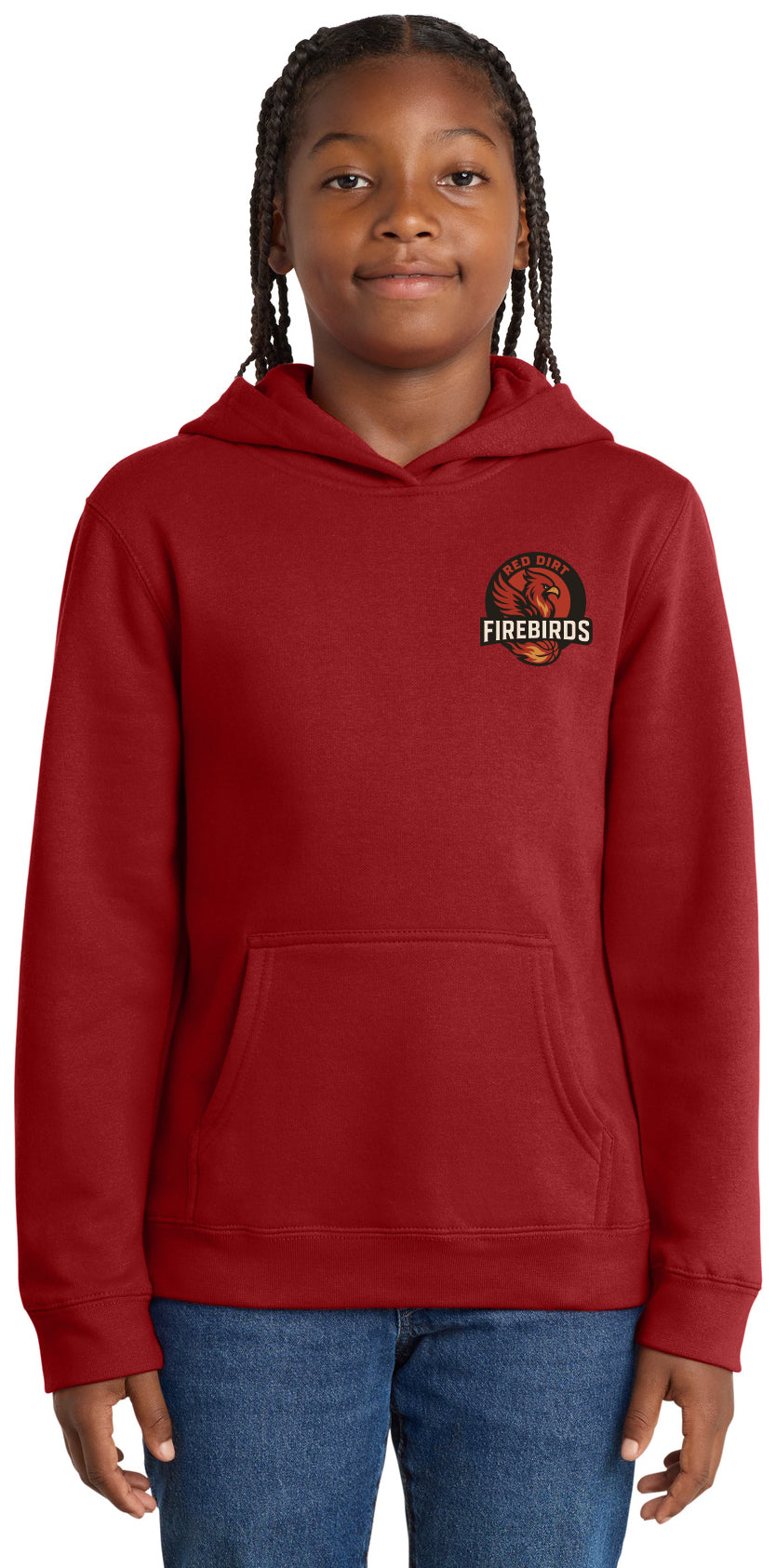 Red Dirt Firebirds - Logo LC - District® V.I.T.Fleece Hoodie DT6100