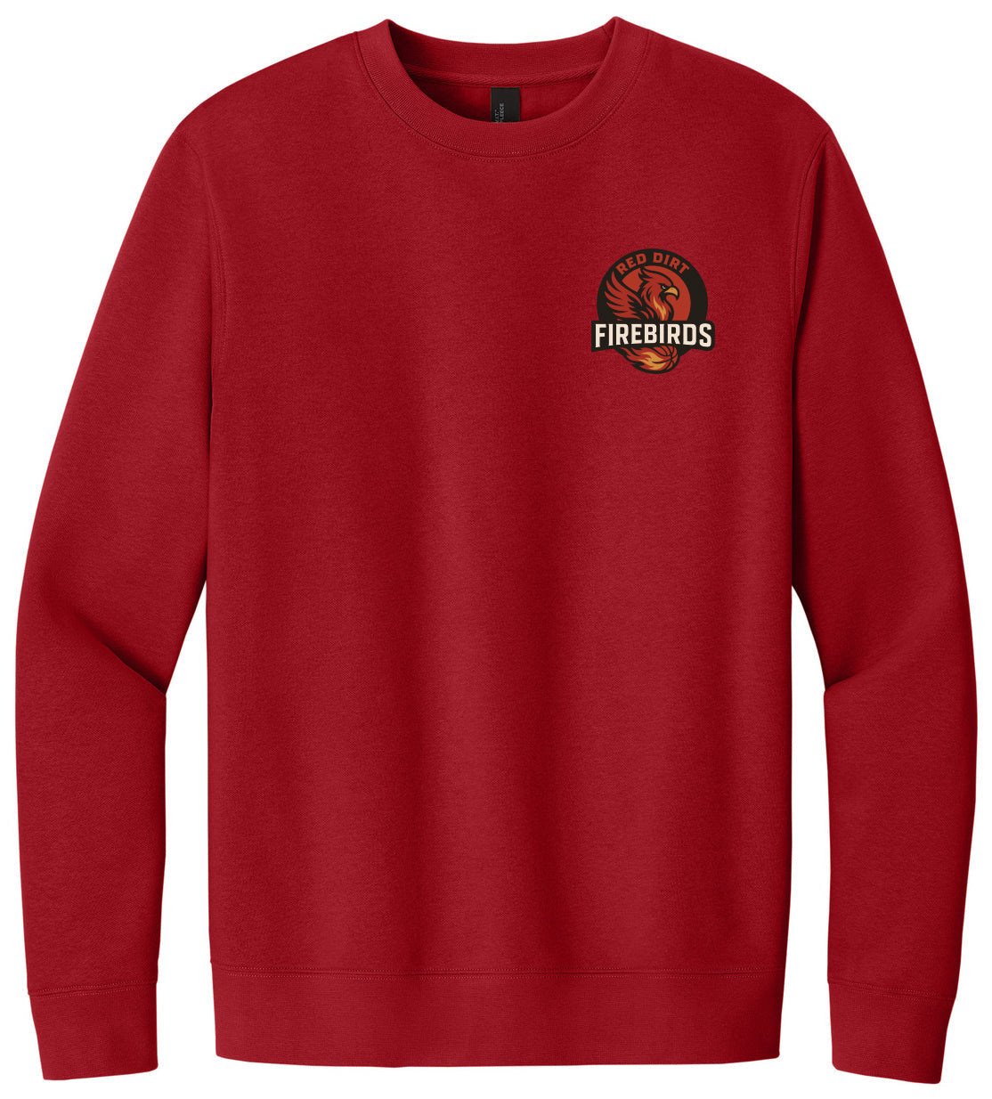 Red Dirt Firebirds - Logo LC - District® V.I.T.Fleece Crew DT6104