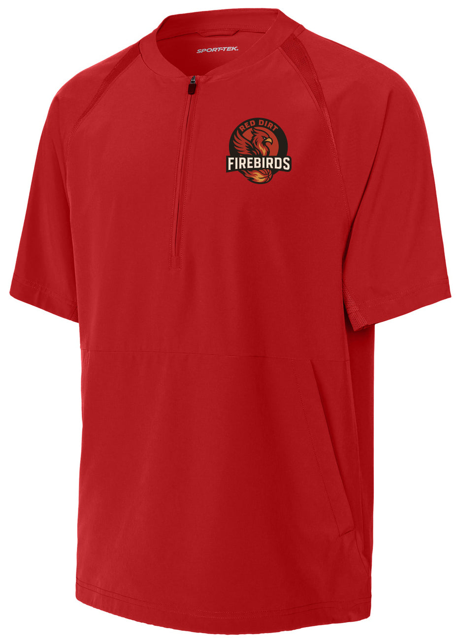 Red Dirt Firebirds - Logo LC - Sport-Tek® Repeat 1/2-Zip Short Sleeve Jacket JST489