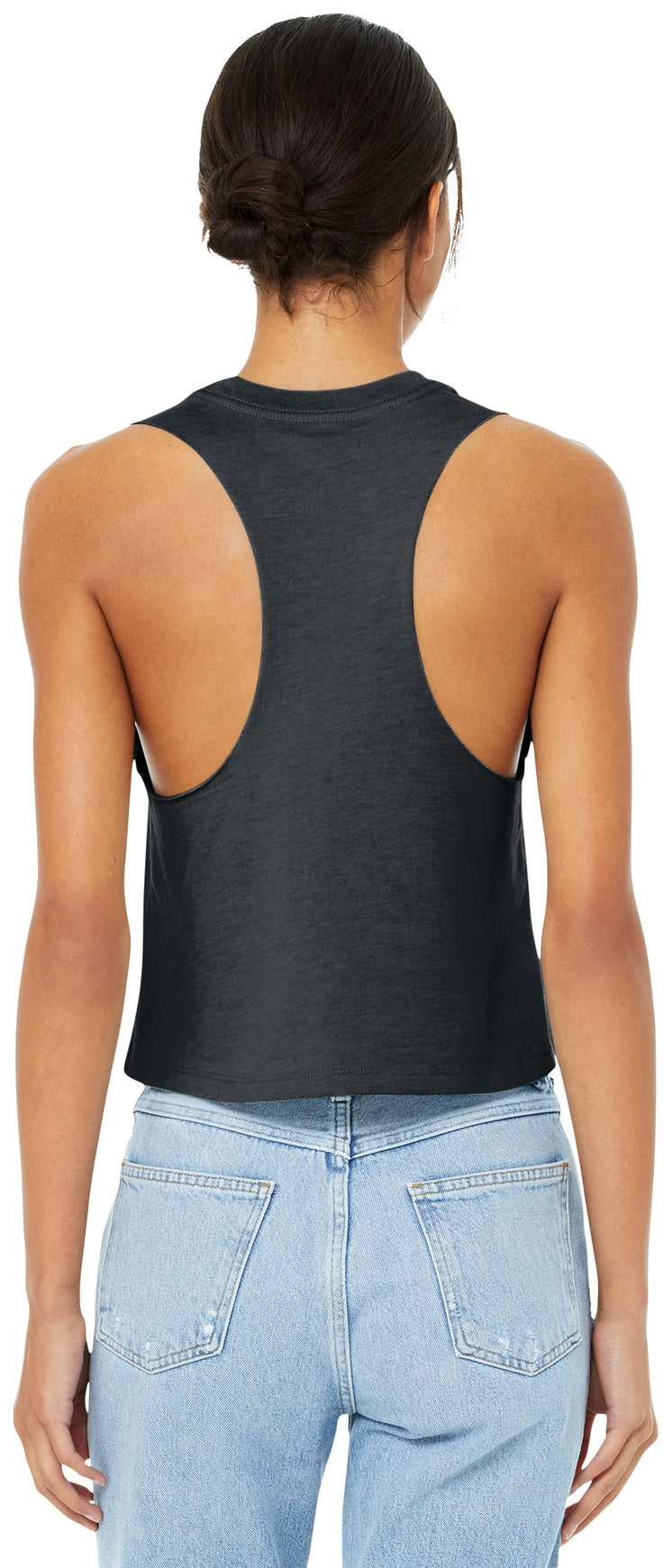 Red Griffin - BELLA+CANVAS Women's Racerback Cropped Tank. BC6682
