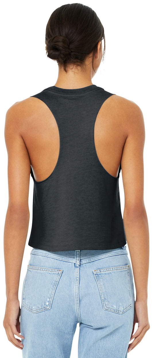 Red Griffin - BELLA+CANVAS  Women's Racerback Cropped Tank. BC6682