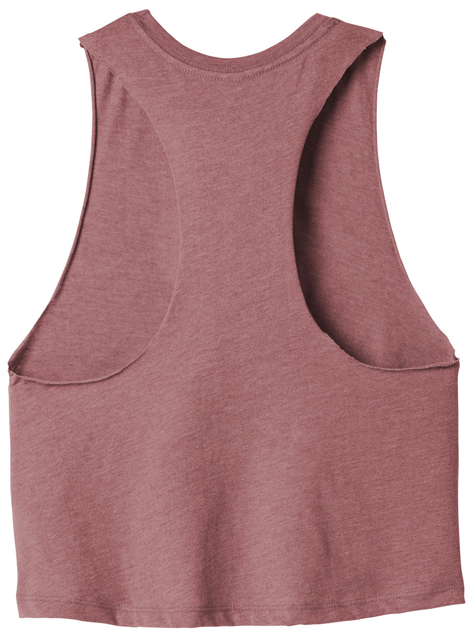 Red Griffin - BELLA+CANVAS Women's Racerback Cropped Tank. BC6682