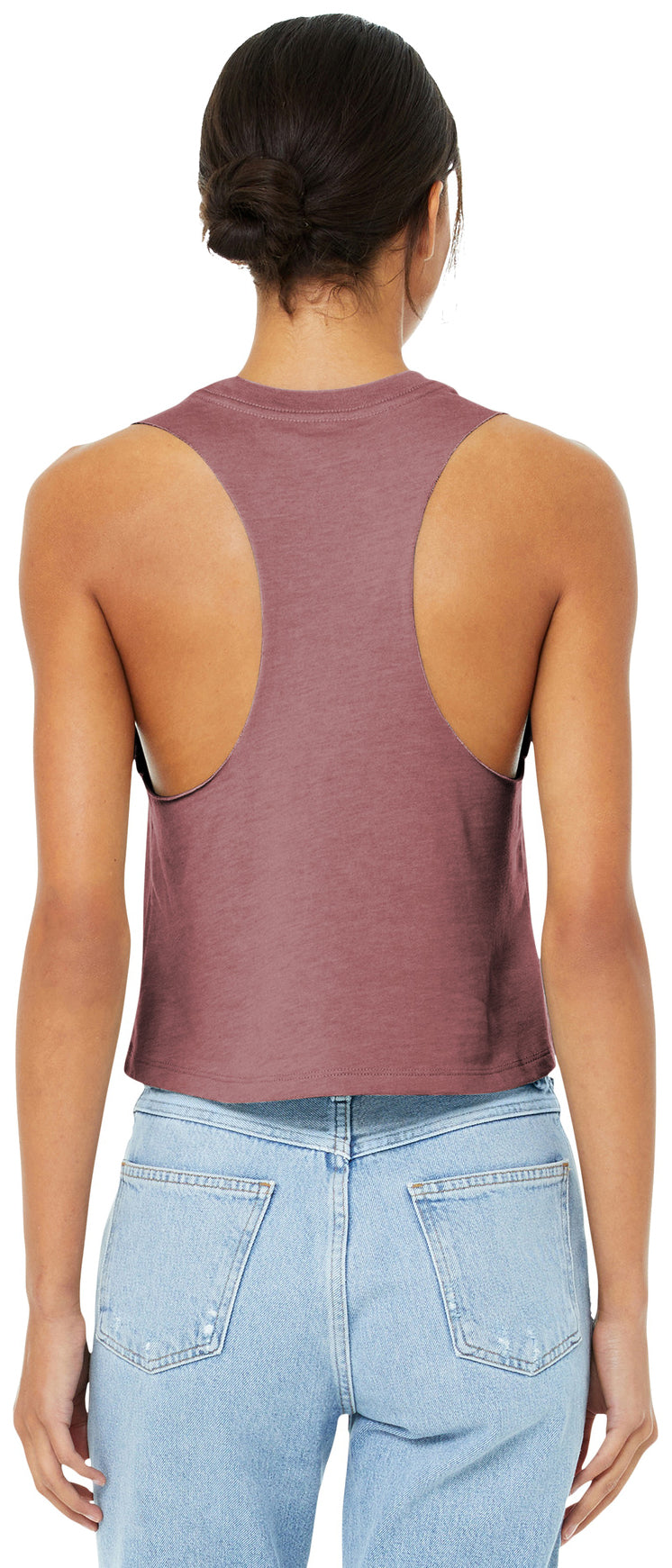 Red Griffin - BELLA+CANVAS Women's Racerback Cropped Tank. BC6682