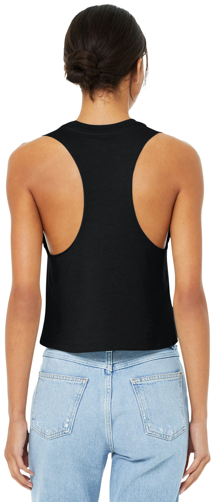 Red Griffin - BELLA+CANVAS Women's Racerback Cropped Tank. BC6682