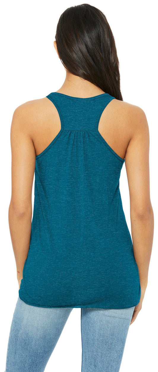 Red Griffin - BELLA+CANVAS  Women's Flowy Racerback Tank. BC8800